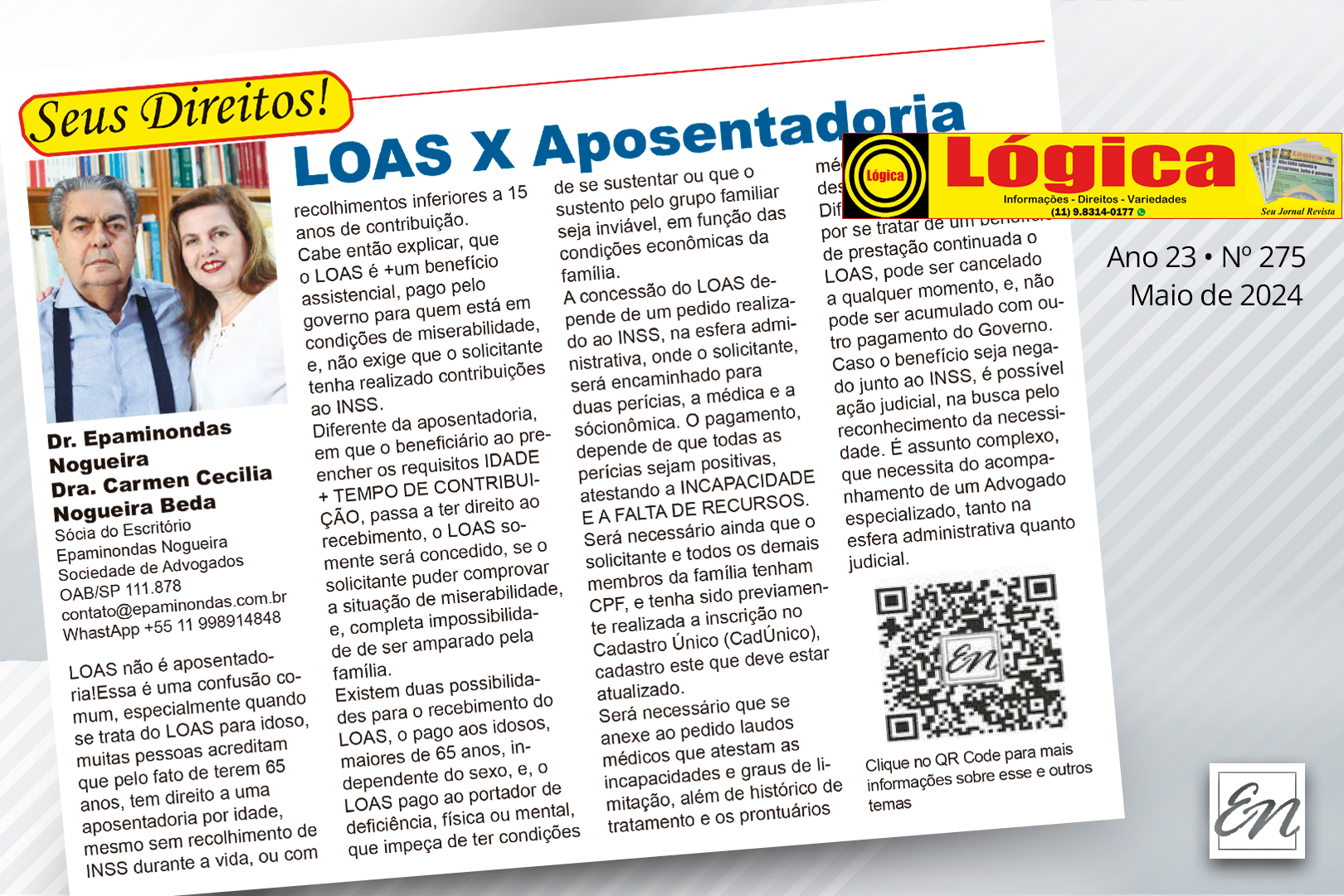 LOAS X Aposentadoria